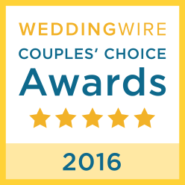 Wedding Wire Couples Choice Award Winner 2016!